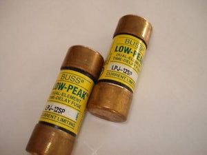 Buss LPJ-1ZSP LOT OF 2 Dual Element Time Delay Fuses NSNP