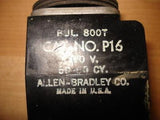 Allen Bradley 800T P16 120VAC Red Pilot Indicator Light