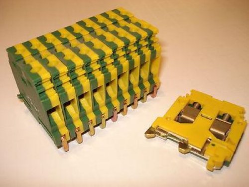 Entrelec LOT OF 10, 5114-M6/8P Ground Bonding Terminals NSNP
