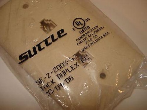 Suttle SE-2-2003-52 Duplex Jack 6C Assembly NSFP