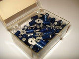 Resco RB14-4 16-14 AWG Insulated Ring Lugs Terminals LOT of 100