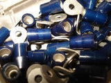 Resco RB14-4 16-14 AWG Insulated Ring Lugs Terminals LOT of 100