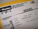 Parker CP-3 Steel Cover Plates Box Of 10 NSFP