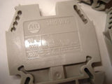 Allen Bradley Lot Of 6 1492-W10 Gray Terminal Blocks NSNP