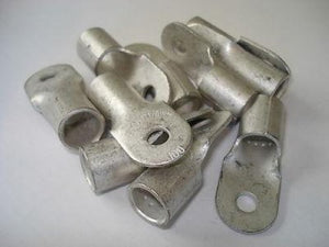 Amp 1/4 Stud 1/0 AWG Non-Insulated Ring Lugs Terminals LOT of 10