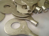 Amp Gray 1/2 Stud 6 AWG Non Insulated Ring Lugs Terminals LOT of 20 NSNP