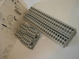 Allen Bradley Lot Of 33 1492-R6 Ser:A Gray Terminal Blocks NSFP