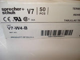 Sprecher Schuh V7-W4 Box/50 Blue V7-W4-B Terminal Blocks NSFP