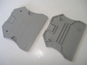 Phoenix Contact D-UT 2,5/10 Gray End Barriers Lot of 5 NSNP