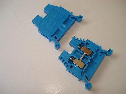 Sprecher Schuh V7-W4 Blue Terminal Block Lot of 5 NSNP