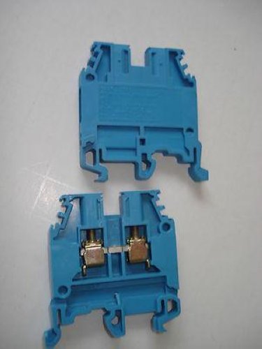 Entrelec M4/6 5116 Blue Terminal Block Lot of 5 USNP
