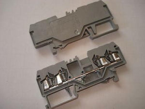 Wago 280 - 4 Point Gray Terminal Block lot of 10 NSNP