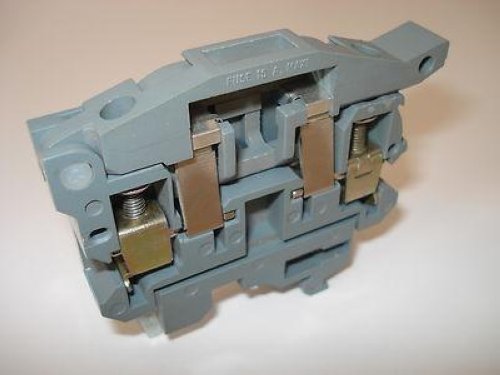 Entrelec M./13 Gray Terminal Block 1 each NSNP