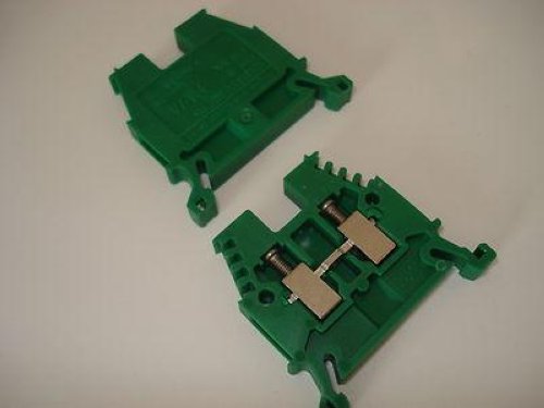 Sprecher Schuh V7-W4 Green Terminal Block 1 each USNP Lot of 2