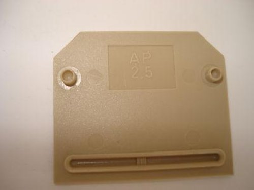 Weidmuller AP 2.5 Terminal Block End Barrier NSNP LOT OF 7