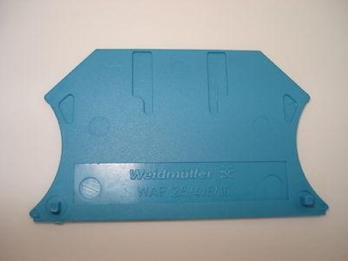 Weidmuller WAP 2.5/4/6/10 Blue End Barrier NSNP LOT OF 7