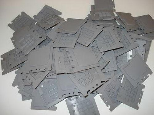 Gray Terminal Block End Barriers LOT of 112 NSNP