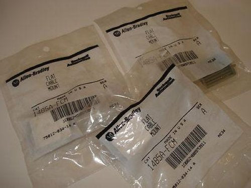 Allen Bradley Lot Of 3 1485-FCM Flat Cable Mounts Ser:A NSFP