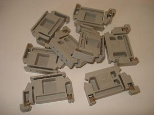 Allen Bradley Lot Of 8 1492-ER35 Gray End Anchors NSNP