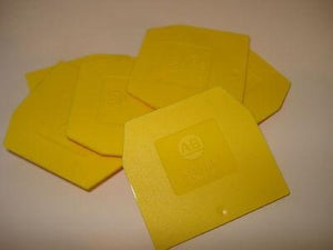 Allen Bradley Lot Of 6 1492-EB10 Yellow End Barriers NSNP