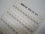 Wago WSB 209-675 Terminal Block Markers / Labels L2 NSNP LOT of 7