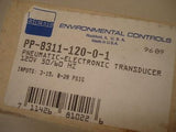 Siebe Environmental Controls PP-8311-120-0-1 Pneumatic Electrical Transducer