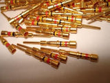 Bendix 10-341980-20P ONE Gold Male Crimp Contact Pin NSNP LOT OF 93
