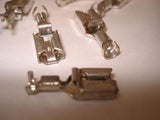 AMP Crimp On Female Spade Socket Connectors Lot of 12 NSNP