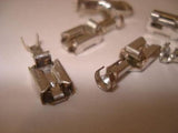AMP Crimp On Female Spade Socket Connectors Lot of 12 NSNP