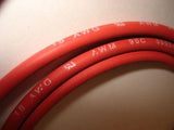Alpha Wire 1636 (3 Feet) Red Alpha Wire 18 AWG w/Rubber Insulation NSNP LOT OF 4