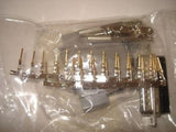 ALLEN TEL ATD25MCK 25 Pin Male Connector Kit w/25 Gold Plated Pins NSFP LOT 24pc