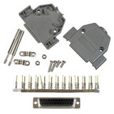 ALLEN TEL ATD25MCK 25 Pin Male Connector Kit w/25 Gold Plated Pins NSFP LOT 24pc