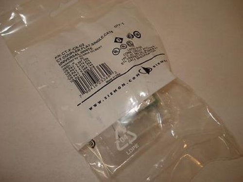 Siemon CT-F-C6-02 FLAT CT 6 Single Coupler CAT 6 NSFP LOT OF 6