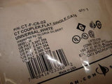 Siemon CT-F-C6-02 FLAT CT 6 Single Coupler CAT 6 NSFP LOT OF 6