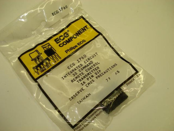 ECG Phillips 1760 IC Chip Remote Control Transformer NSFP