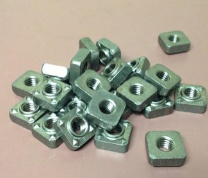 Buckeye Fasteners 8mm Square Weld Nut Lot of 25