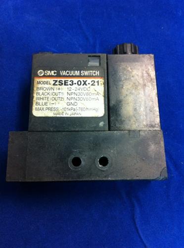 SMC ZSE3-0X-21 12-24VDC Vacuum Switch USNP #12