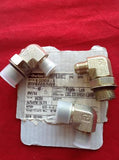 Parker 8CC5OX-S Hydraulic 90 Degree Fittings Lot of 3 NSNP