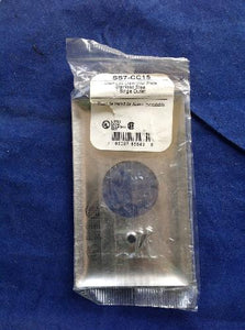 Stainless Steel Single Outlet Wall Plate SS7-CC15 NSFP