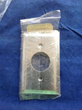 Stainless Steel Single Outlet Wall Plate SS7-CC15 NSFP