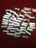 Allen Bradley Lot Of 50 Pushbutton Legend Plates USNP