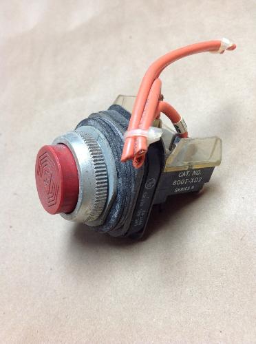 Allen Bradley 800T-B6 & 800T-XD2 Red Pushbutton USNP (B3)