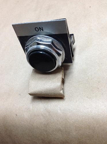 GE Black Flush Mount Legend Plate On Push Button NSNP (B54)