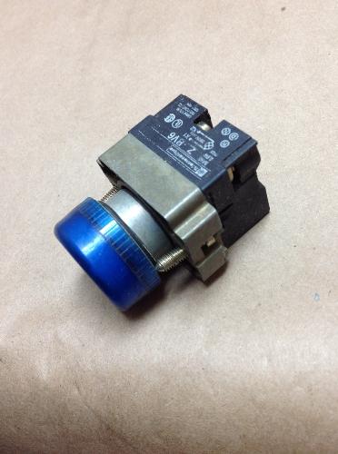 Telemecanique Z-BV6 Blue Push Button Indicator Light USNP (B62)