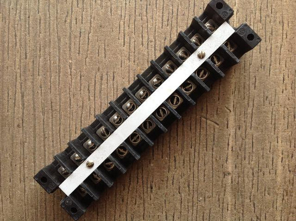 GE 0183B4583P3 12 Postion Terminal Board W/ Label Marker NSNP