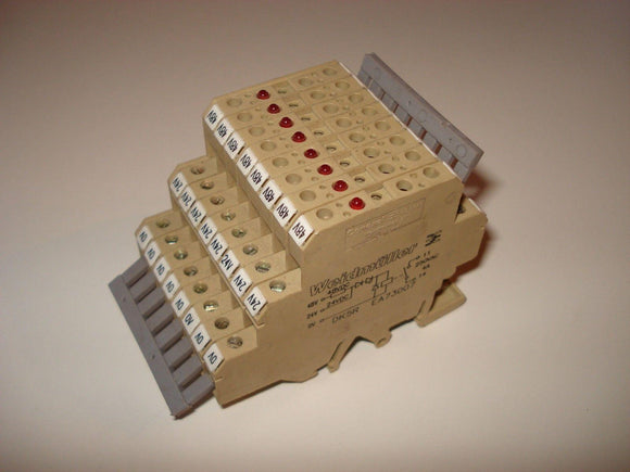 Weidmuller DK5R EA73007 250VAC 4A 24/48VDC 8 PCS DK5 Relay Terminal Blocks