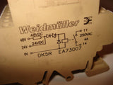 Weidmuller DK5R EA73007 250VAC 4A 24/48VDC 8 PCS DK5 Relay Terminal Blocks