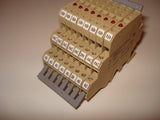 Weidmuller DK5R EA73007 250VAC 4A 24/48VDC 8 PCS DK5 Relay Terminal Blocks