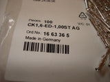 Phoenix Contact CK1,6-ED-1,00ST AG Crimp Male 16 63 36 5 Contact 100 PINS