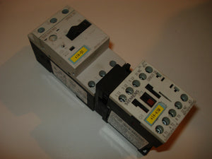 Siemens Sirius 3R 3RV1011-1HA10 Overload & 3RT1016-1BB42 24V 20A Motor Starter